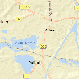 Arleux Street Map