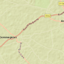 Gommegnies Street Map