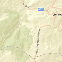 Lierneux Street Map