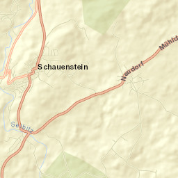 Schauenstein Street Map
