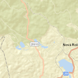 Nová Role Street Map