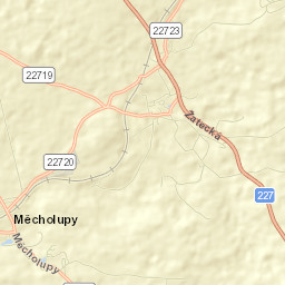 Měcholupy Street Map