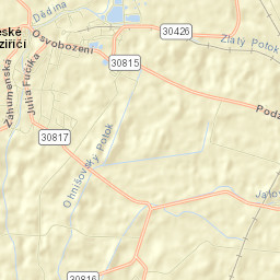 České Meziříčí Street Map