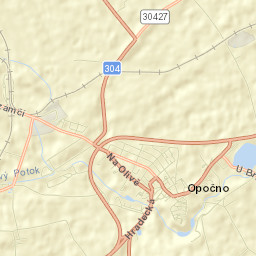 Opočno Street Map