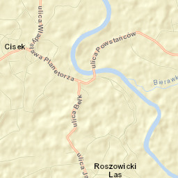 Cisek Street Map