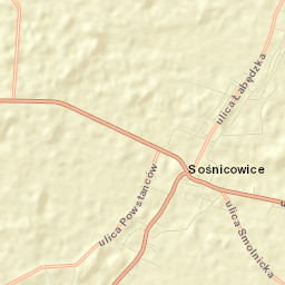 Sośnicowice Street Map