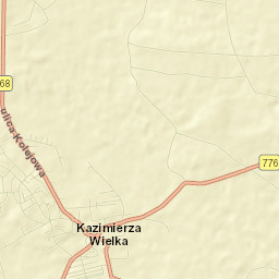 Kazimierza Wielka Street Map