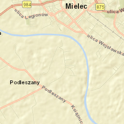 Mielec Street Map
