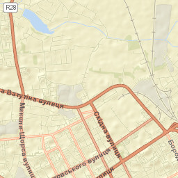 Zhytomyr Street Map