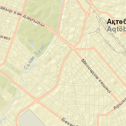 Aktobe Street Map