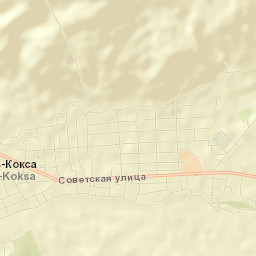 Ust’-Koksa Street Map