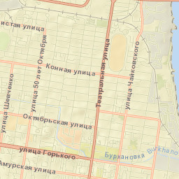Blagoveshchensk Street Map