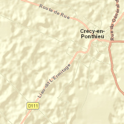 Crécy-en-Ponthieu Street Map