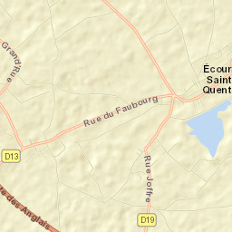 Écourt-Saint-Quentin Street Map