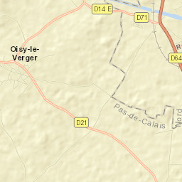 Oisy-le-Verger Street Map