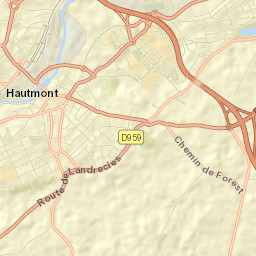 Hautmont Street Map
