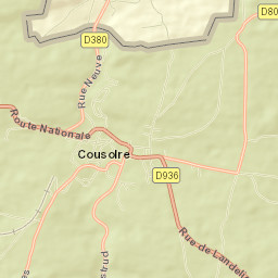 Cousolre Street Map