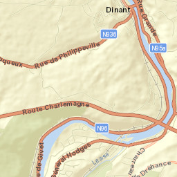 Dinant Street Map