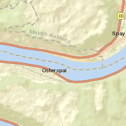 Osterspai Street Map