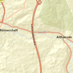 Münnerstadt Street Map