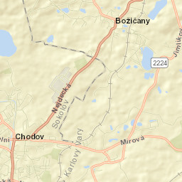 Chodov Street Map