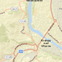Kralupy nad Vltavou Street Map