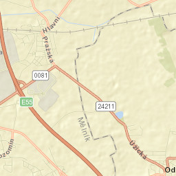 Odolena Voda Street Map