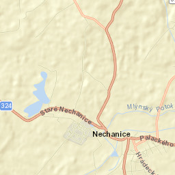 Staré Nechanice Street Map