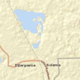 Dziergowice Street Map