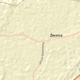 Żernica Street Map