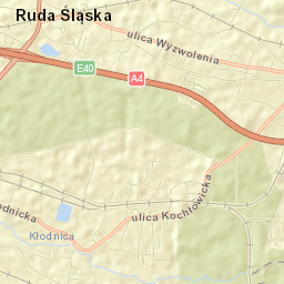 Ruda Śląska Street Map