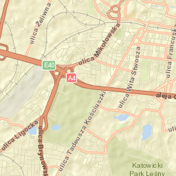 Katowice Street Map