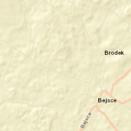 Bejsce Street Map