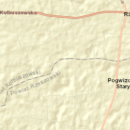Raniżów Street Map