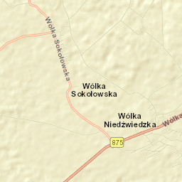 Wólka Niedźwiedzka Street Map