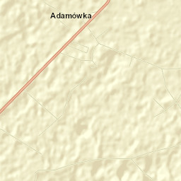 Adamówka Street Map