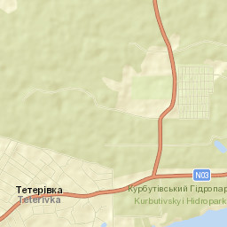 Zhytomyr Raion Street Map