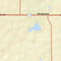 Neepawa Street Map