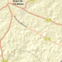 Auxi-le-Château Street Map