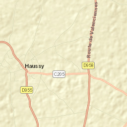 Haussy Street Map