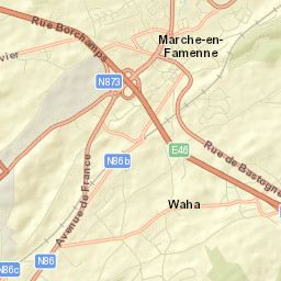 Marche-en-Famenne Street Map