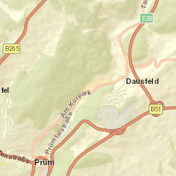 Prüm Street Map