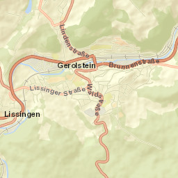 Gerolstein Street Map
