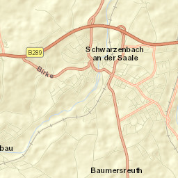 Schwarzenbach an der Saale Street Map