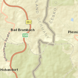 Bad Brambach Street Map