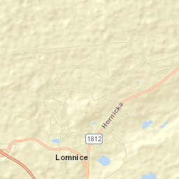 Lomnice Street Map