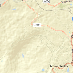 Nové Sedlo Street Map