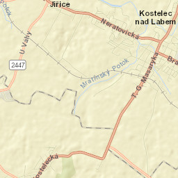 Kostelec nad Labem Street Map