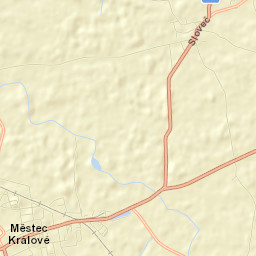 Městec Králové Street Map