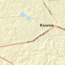 Knurów Street Map